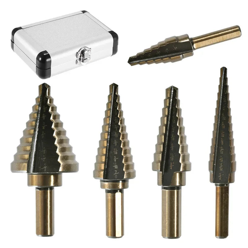 Kit Brocas Escalonadas – Aço Rápido HSS 4241
