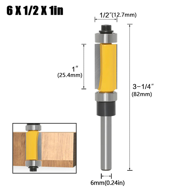 Fresa Reta com 2 Rolamentos