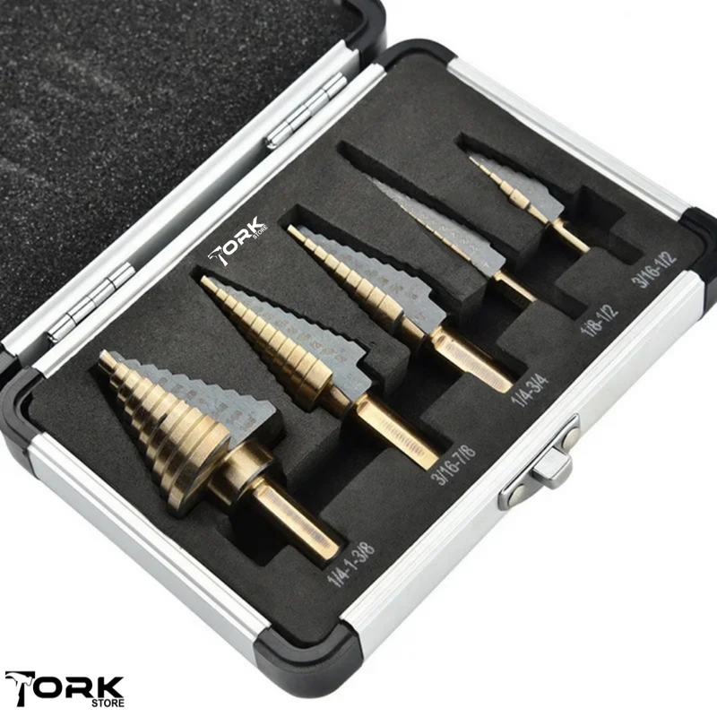 Kit Brocas Escalonadas – Aço Rápido HSS 4241